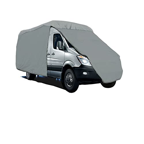 SavvyCraft Premium Class B RV Cover, Waterproof Tear-Resistant Windproof Class B RV Motorhome High Top Conversion Van Cover Trailer Camper Van Cover Fits 18ft with 24 Bubble Top