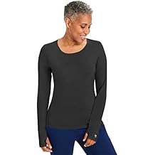 Healing Hands Mackenzie Womens Underscrub, Long Sleeve Tee with Thumbholes, Modern Fit Undershirt- 5051