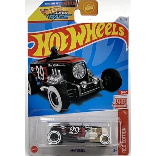 Matchbox Hot Wheels Red Edition Max Steel Black