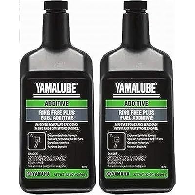 Yamaha Yamalube Outboard 12oz Ring Free Plus Fuel Additive- 2 Quarts, #ACC-RNGFR-PL-12