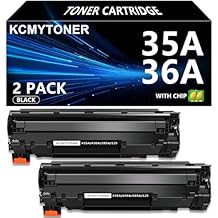 35A 36A Toner 2pk Compatible Universal Toner Cartridge Replacement for HP 35A CB435A 36A CB436A for LaserJet P1005 P1006 P1505 P1505n M1522n M1522nf M1120n M1120a